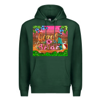 Sports Green beach babe Premium Hoodie - HRA Design Shop