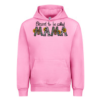 Fuchsia Pink blessed to be called mama Urban Hoodie - CowhideDigitalArt