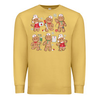Antique Gold nurse gingerbread Premium Sweatshirt - MaliasSmallBusiness