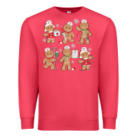Cardinal nurse gingerbread Premium Sweatshirt - MaliasSmallBusiness