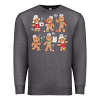Charcoal Heather nurse gingerbread Premium Sweatshirt - MaliasSmallBusiness