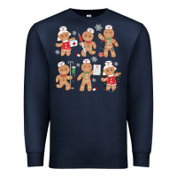 Navy nurse gingerbread Premium Sweatshirt - MaliasSmallBusiness