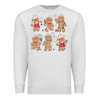 Oatmeal Heather nurse gingerbread Premium Sweatshirt - MaliasSmallBusiness