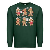 Sports Green nurse gingerbread Premium Sweatshirt - MaliasSmallBusiness