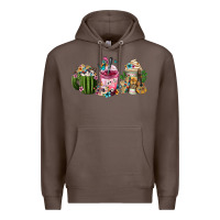 Coffee mexican day of the dead coffee cups Premium Hoodie - FaDigitalArtStudio
