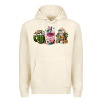 Tofu mexican day of the dead coffee cups Premium Hoodie - FaDigitalArtStudio
