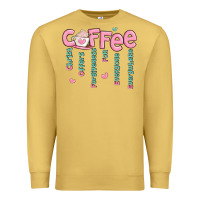 Antique Gold coffee and christ Premium Sweatshirt - MaliasSmallBusiness