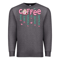 Charcoal Heather coffee and christ Premium Sweatshirt - MaliasSmallBusiness