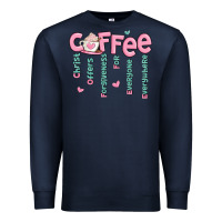 Navy coffee and christ Premium Sweatshirt - MaliasSmallBusiness