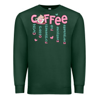 Sports Green coffee and christ Premium Sweatshirt - MaliasSmallBusiness