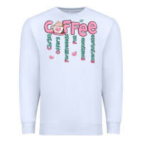 White coffee and christ Premium Sweatshirt - MaliasSmallBusiness