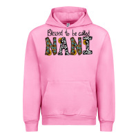 Fuchsia Pink blessed to be called nanı Urban Hoodie - CowhideDigitalArt