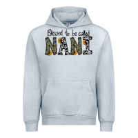 Heather Grey blessed to be called nanı Urban Hoodie - CowhideDigitalArt