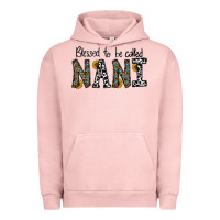 Pigment Salmon blessed to be called nanı Urban Hoodie - CowhideDigitalArt