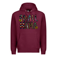 Burgundy small busines mama Premium Hoodie - CowhideDigitalArt