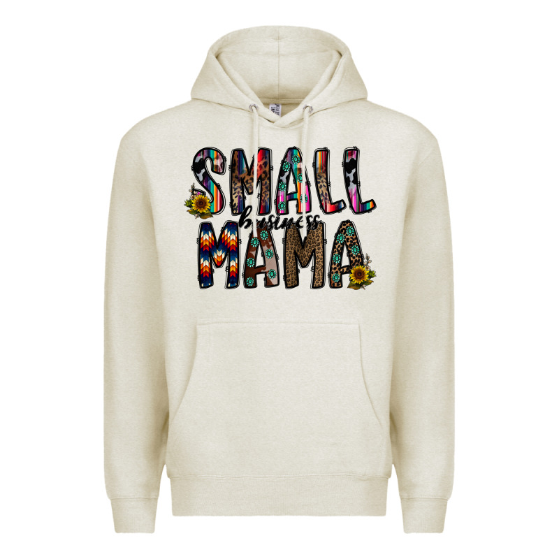 Small Busines Mama Premium Hoodie by CowhideDigitalArt | Teevron