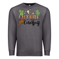 Charcoal Heather future cowboy Premium Sweatshirt - MaliasSmallBusiness