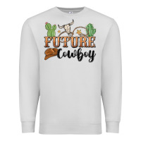 Dove Grey future cowboy Premium Sweatshirt - MaliasSmallBusiness