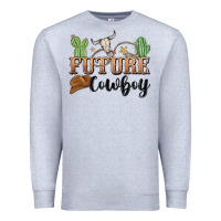 Heather Grey future cowboy Premium Sweatshirt - MaliasSmallBusiness