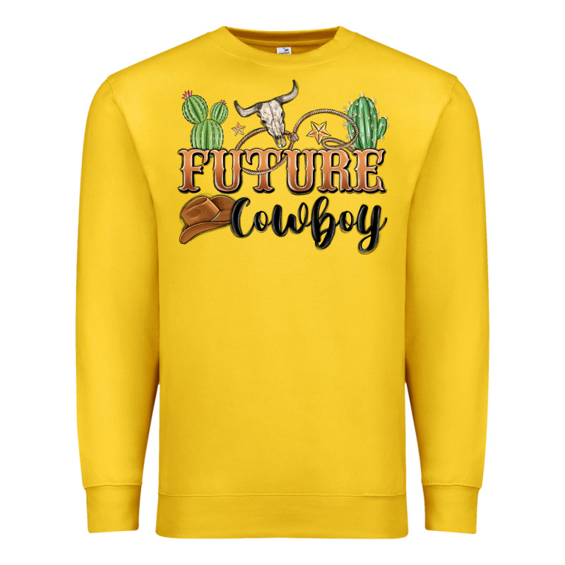 Future Cowboy Premium Sweatshirt by MaliasSmallBusiness | Teevron