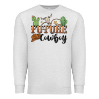 Oatmeal Heather future cowboy Premium Sweatshirt - MaliasSmallBusiness