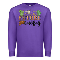 Purple future cowboy Premium Sweatshirt - MaliasSmallBusiness