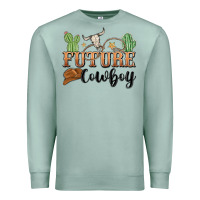 Seafoam future cowboy Premium Sweatshirt - MaliasSmallBusiness