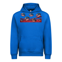 Cobalt american flag lips 16oz libbey cup Urban Hoodie - HRA Design Shop