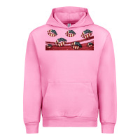 Fuchsia Pink american flag lips 16oz libbey cup Urban Hoodie - HRA Design Shop