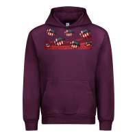 Mauve Wine american flag lips 16oz libbey cup Urban Hoodie - HRA Design Shop