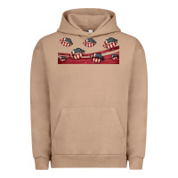 Pigment Burro american flag lips 16oz libbey cup Urban Hoodie - HRA Design Shop