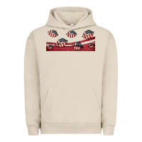 Pigment French Oak american flag lips 16oz libbey cup Urban Hoodie - HRA Design Shop