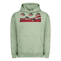 Pigment Oil Green american flag lips 16oz libbey cup Urban Hoodie - HRA Design Shop