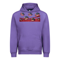 Tulip american flag lips 16oz libbey cup Urban Hoodie - HRA Design Shop
