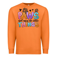 Carrot paws and enjoy the little things Premium Sweatshirt - MaliasSmallBusiness