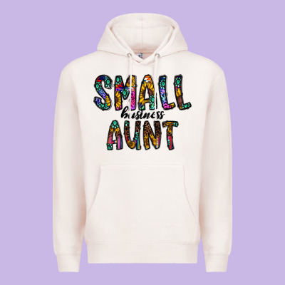 Small Business Aunt Premium Hoodie Designed By Cowhidedigitalart