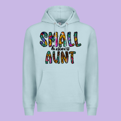Small Business Aunt Premium Hoodie Designed By Cowhidedigitalart