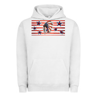 Patriotic Native American Headdress 16oz Libbey Cup Urban Hoodie | Teevron