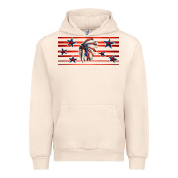 Sandshell patriotic native american headdress 16oz libbey cup Urban Hoodie - HRA Design Shop