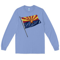 Colony Blue arizona flag Long Sleeve Tee - BarkalooDesign