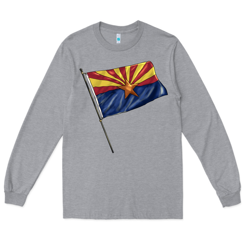 Arizona Flag Long Sleeve Tee by BarkalooDesign | Teevron