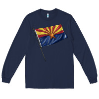 Navy arizona flag Long Sleeve Tee - BarkalooDesign