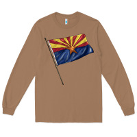 Toasted Coconut arizona flag Long Sleeve Tee - BarkalooDesign