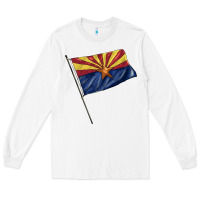 White arizona flag Long Sleeve Tee - BarkalooDesign