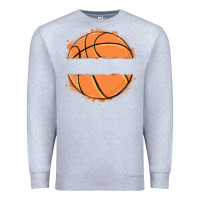 Heather Grey custom basketball Premium Sweatshirt - MaliasSmallBusiness