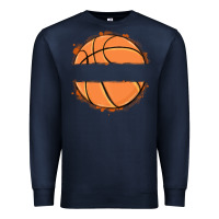 Navy custom basketball Premium Sweatshirt - MaliasSmallBusiness