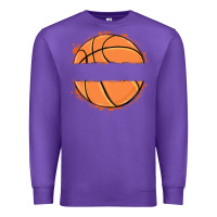 Purple custom basketball Premium Sweatshirt - MaliasSmallBusiness