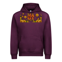 Mauve Wine sunflowers and butterflies mama 16oz libbey cup Urban Hoodie - HRA Design Shop