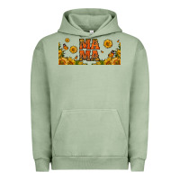 Pigment Oil Green sunflowers and butterflies mama 16oz libbey cup Urban Hoodie - HRA Design Shop