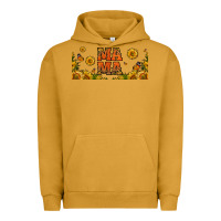 Pigment Peanut Butter sunflowers and butterflies mama 16oz libbey cup Urban Hoodie - HRA Design Shop